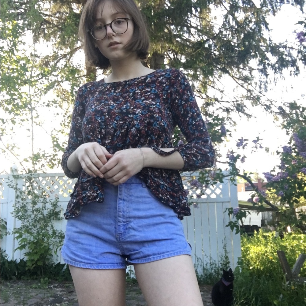 American Eagle outfitters floral blouse